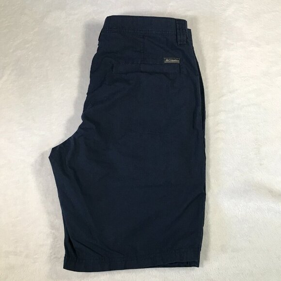 Columbia Mens Shorts 32in x 10in Shorts Navy Blue Fishing Hiking Camping - Picture 8 of 8